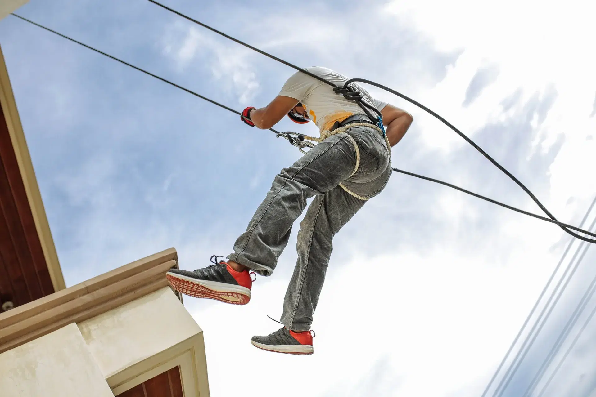 Rappelling and Slithering