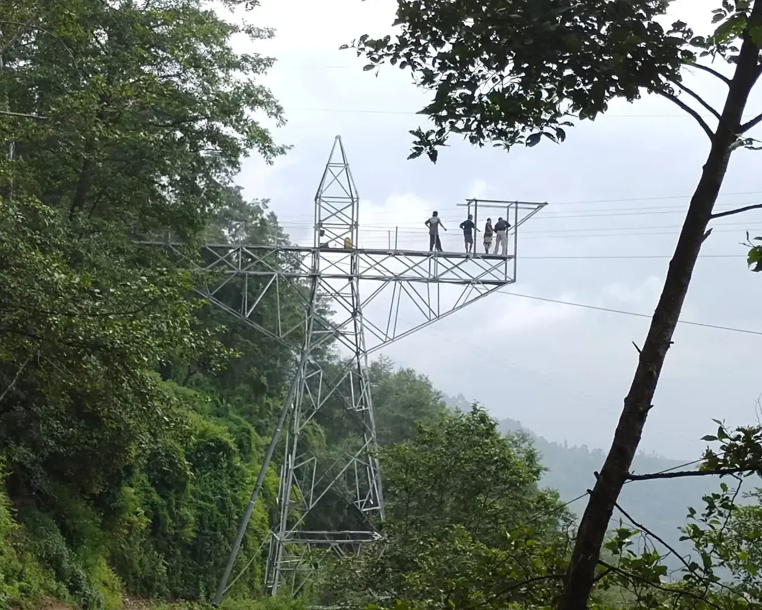 Giant Swing and Sky Cycle at yoyo adventure park @ Nepal
