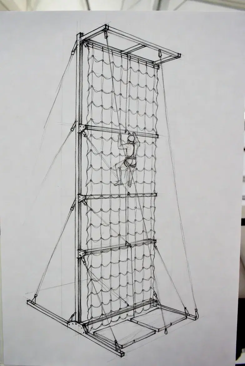 Rope Net Wall