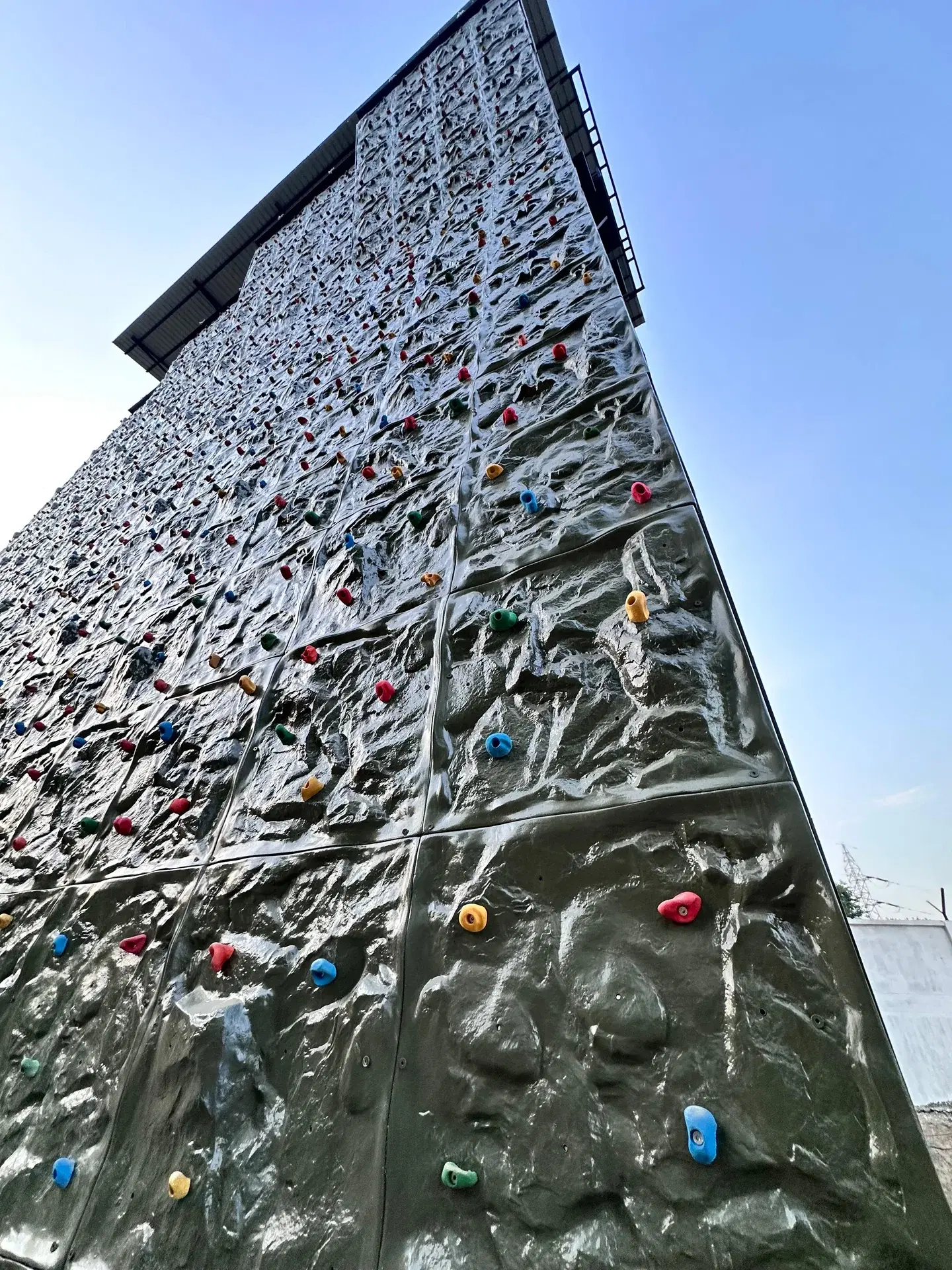 OXO Planet single-face climbing wall face at 9 Para, Udhampur