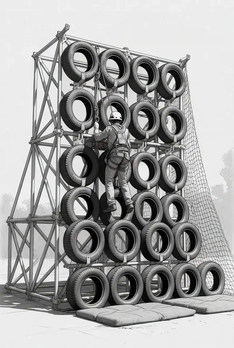 Tyre Net Wall