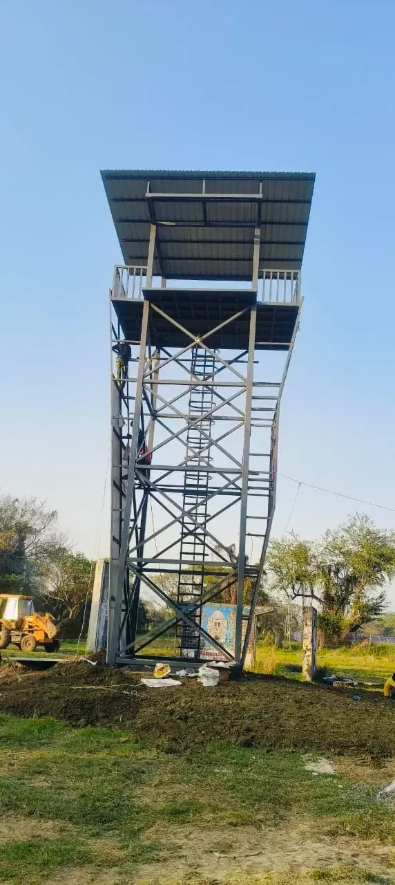 Dual-face climbing wall structure at Barrackpore Military Station, Kolkata