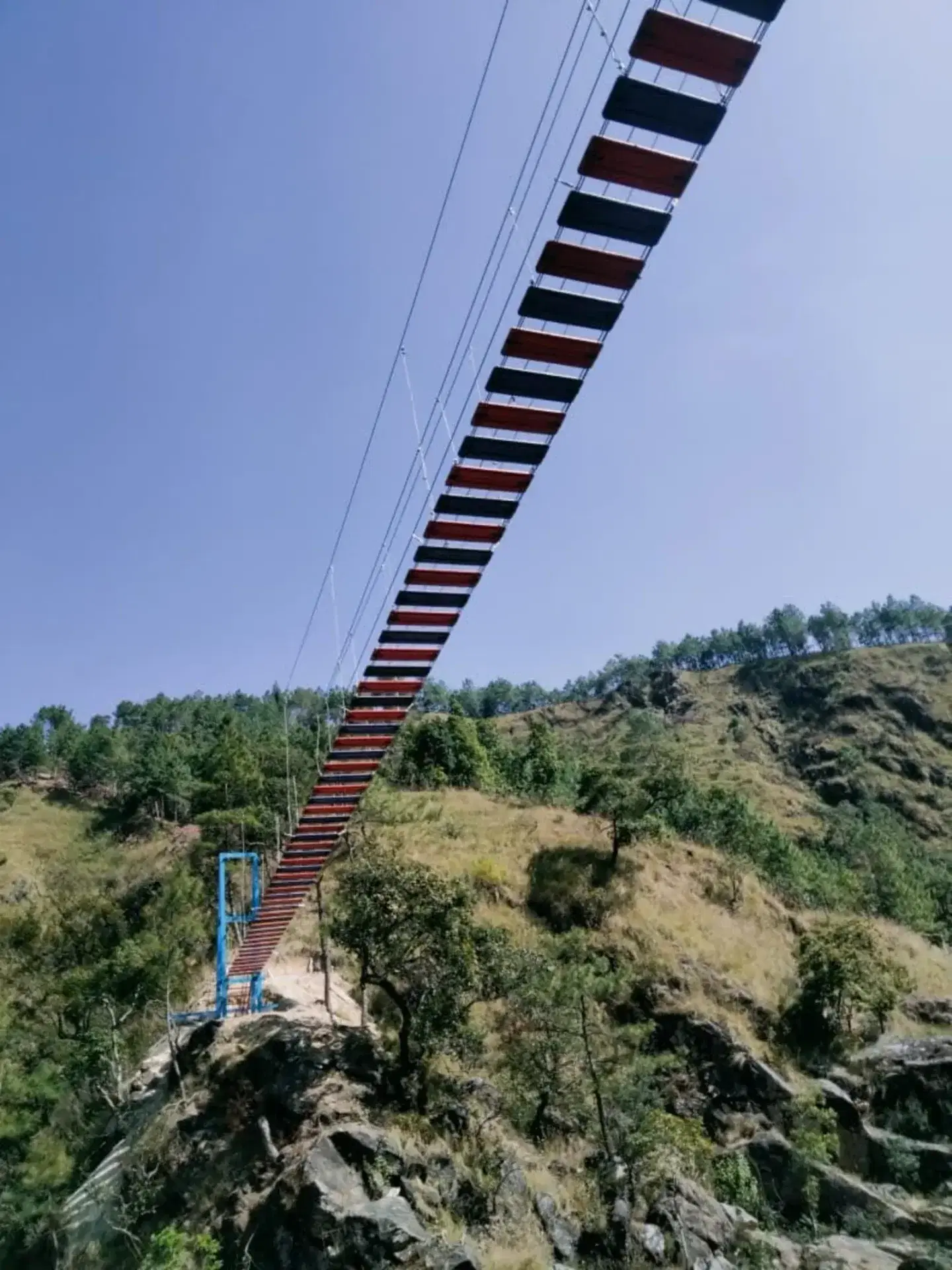 Cliff Climbing Systems – 220 ft Canopy Walk With Belay Above a River, Mirang, Meghalaya
