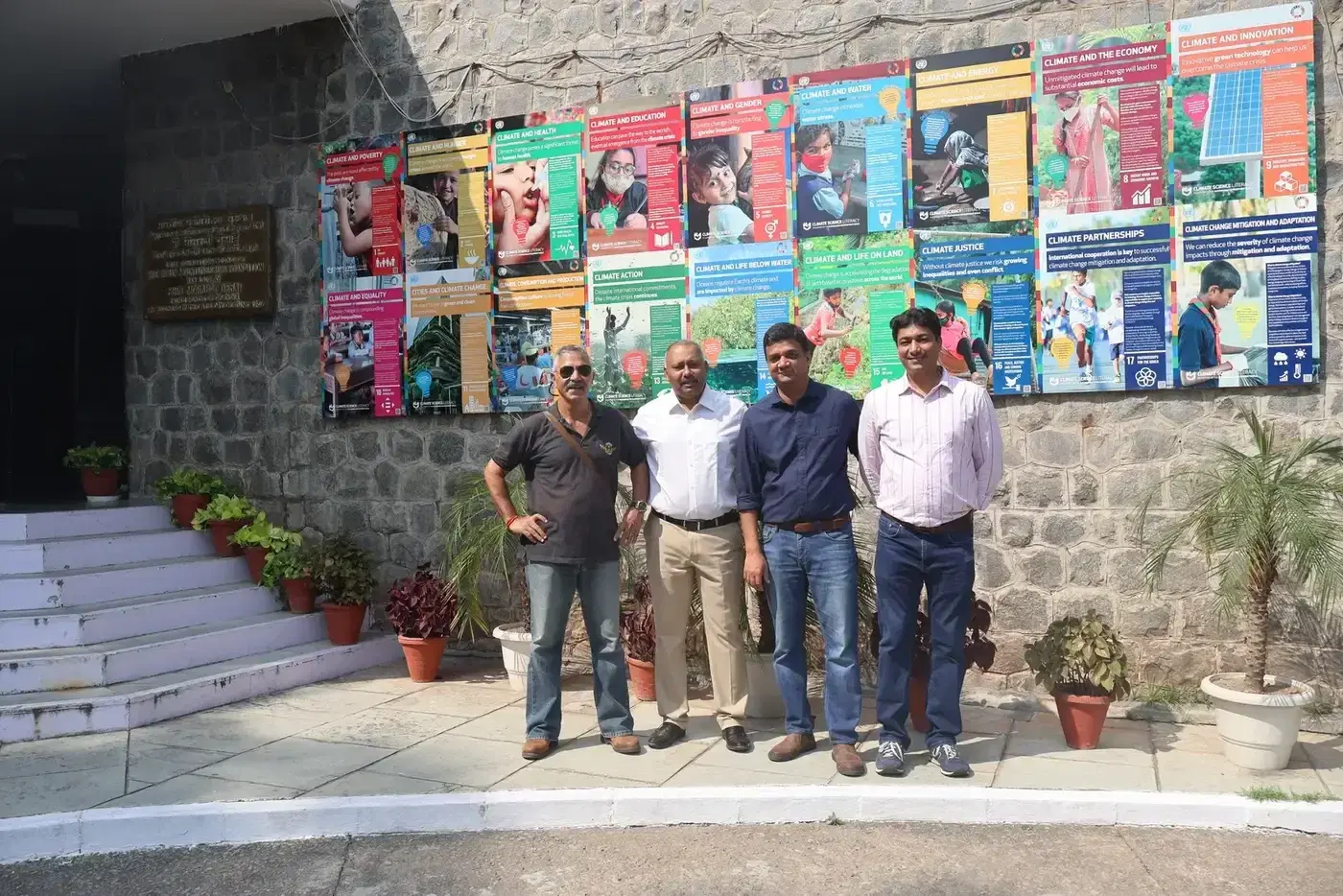 OXO and IMF teams at the Indian Mountaineering Foundation campus, Delhi