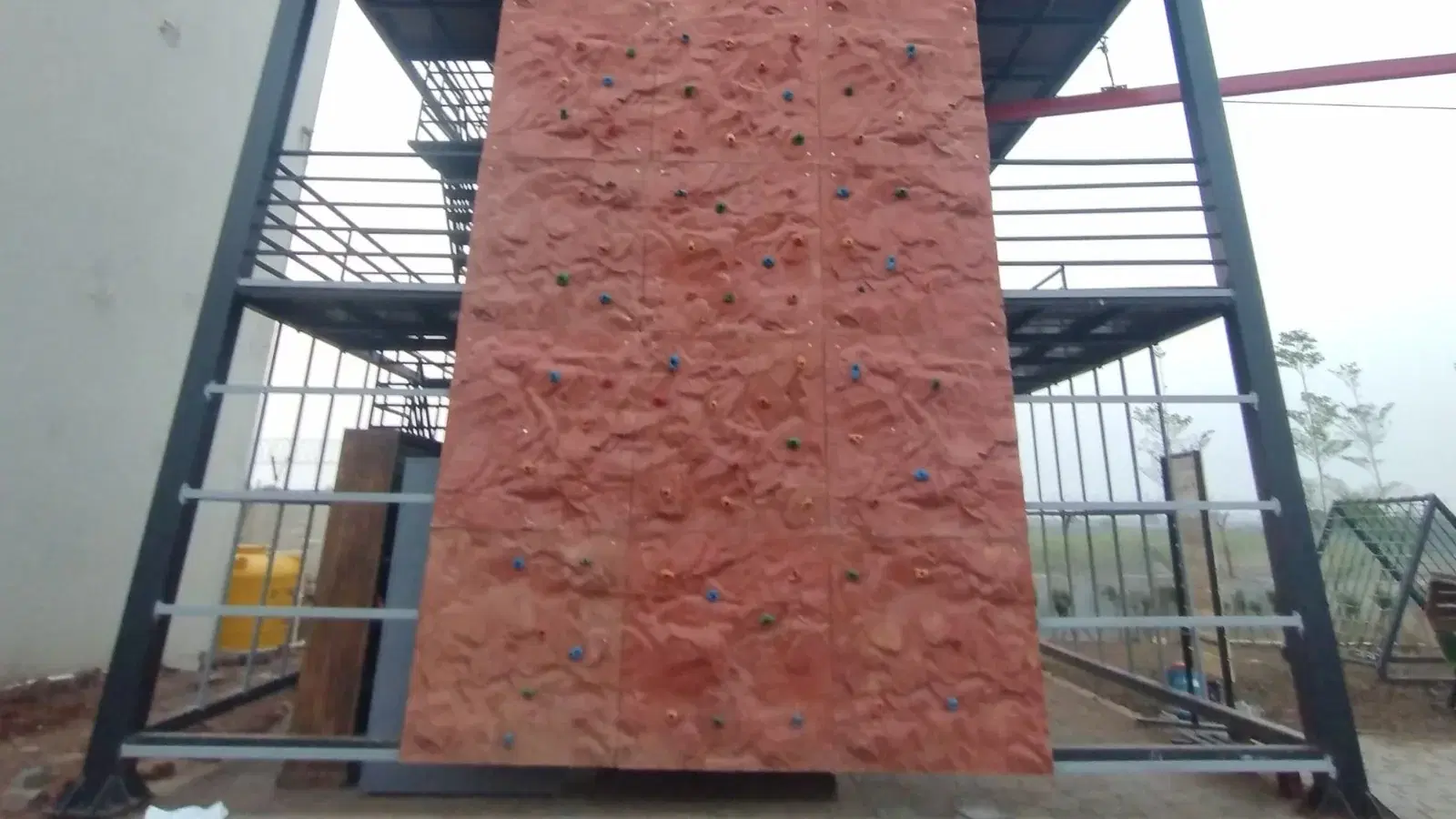 Natural-look climbing wall at Maira Resort adventure park