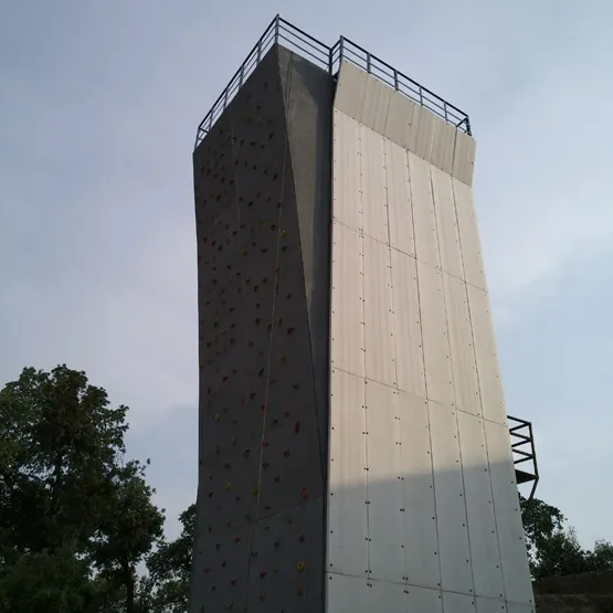 A rock climbing wall manufactured by oxo