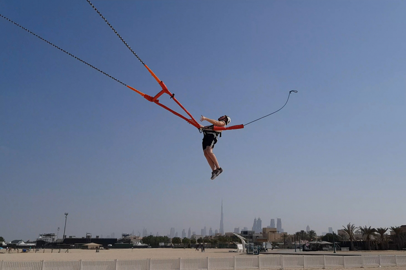 Human Bungee Slingshot
