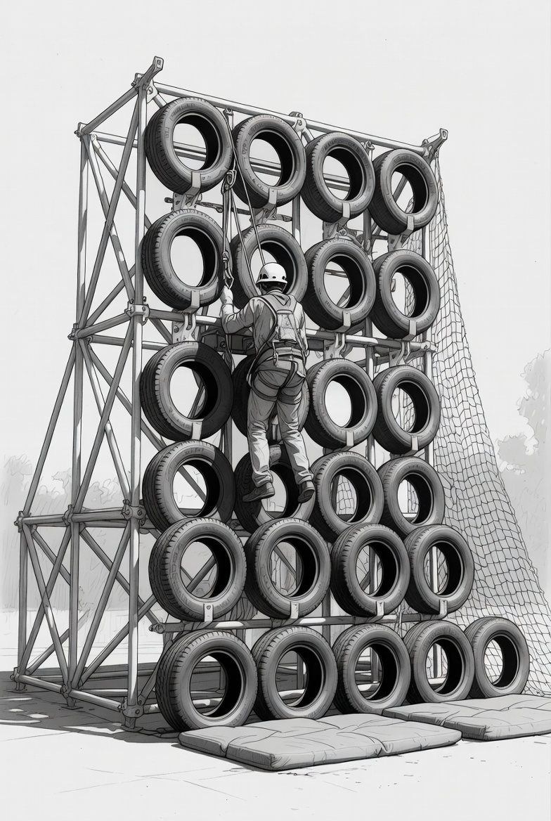 Tyre Net Wall